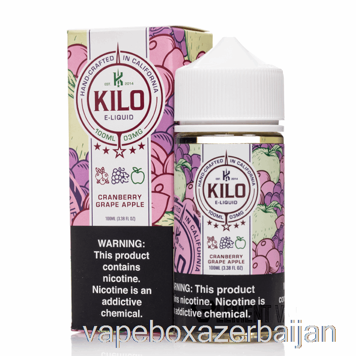 Vape Baku Cranberry Grape Apple - Kilo Revival - 100mL 6mg